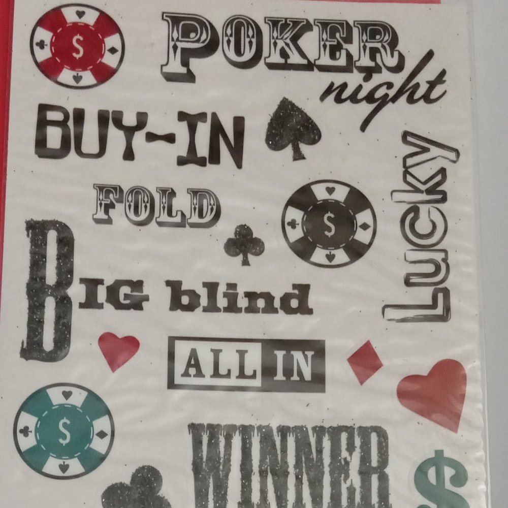 6 Las Vegas Creative Imaginations Jolee's and Reminisce  Scrapbook Stickers